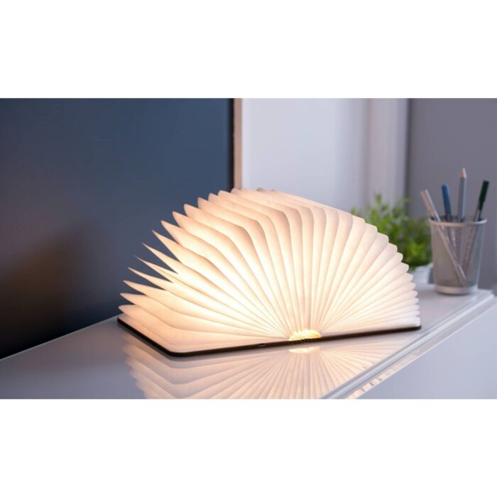 Gingko Smart Book Light (Natural Wood) - Maple - Mini